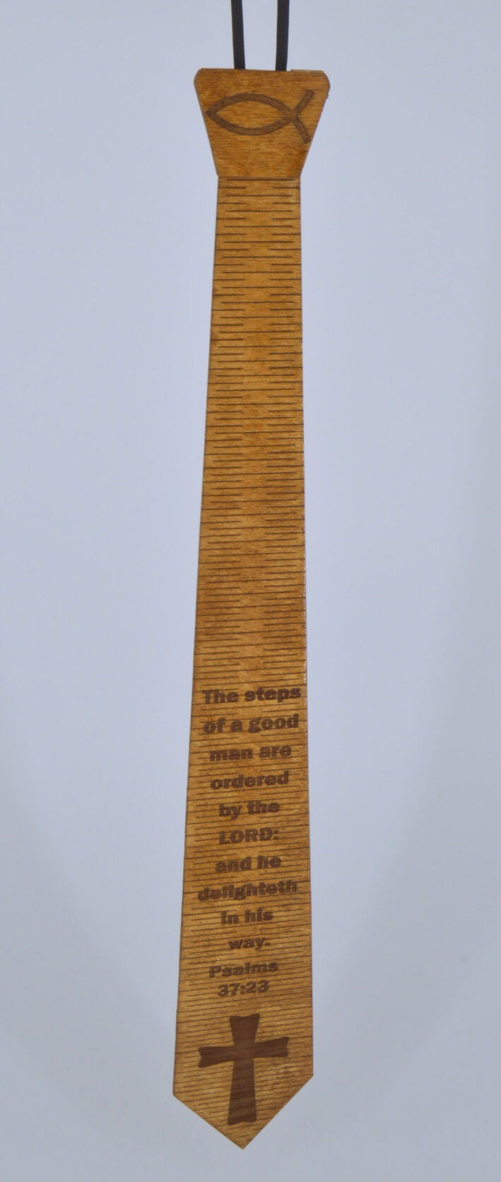 Psalm 37:23 Wood Tie