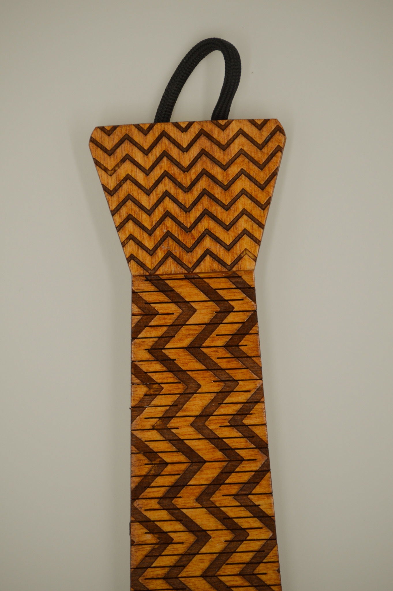 Zig Zag Wood Tie