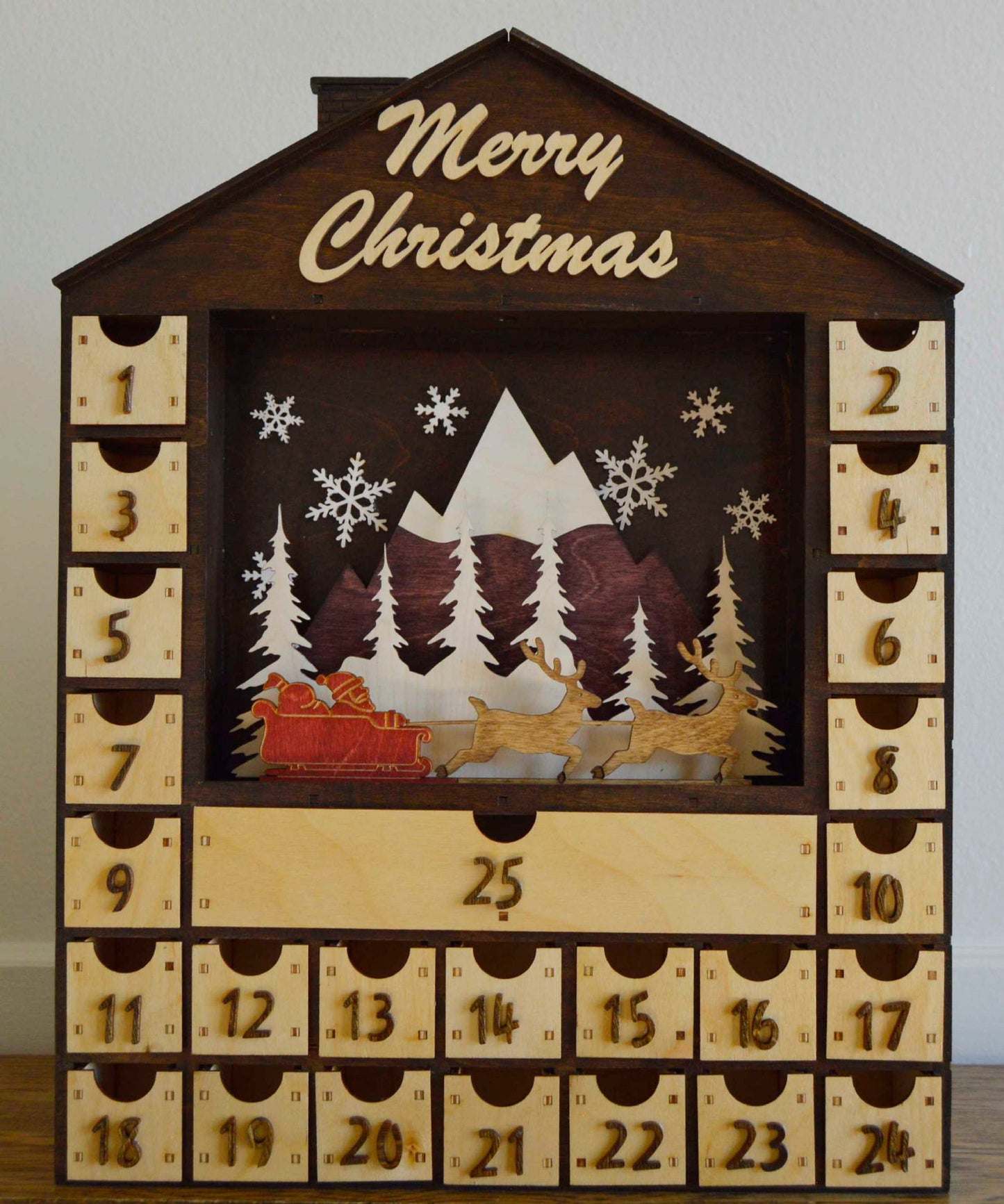 2304 Merry Christmas: Santa's sleigh 1 house