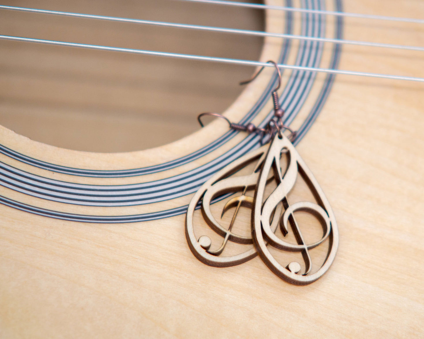 Music Teardrop Earrings