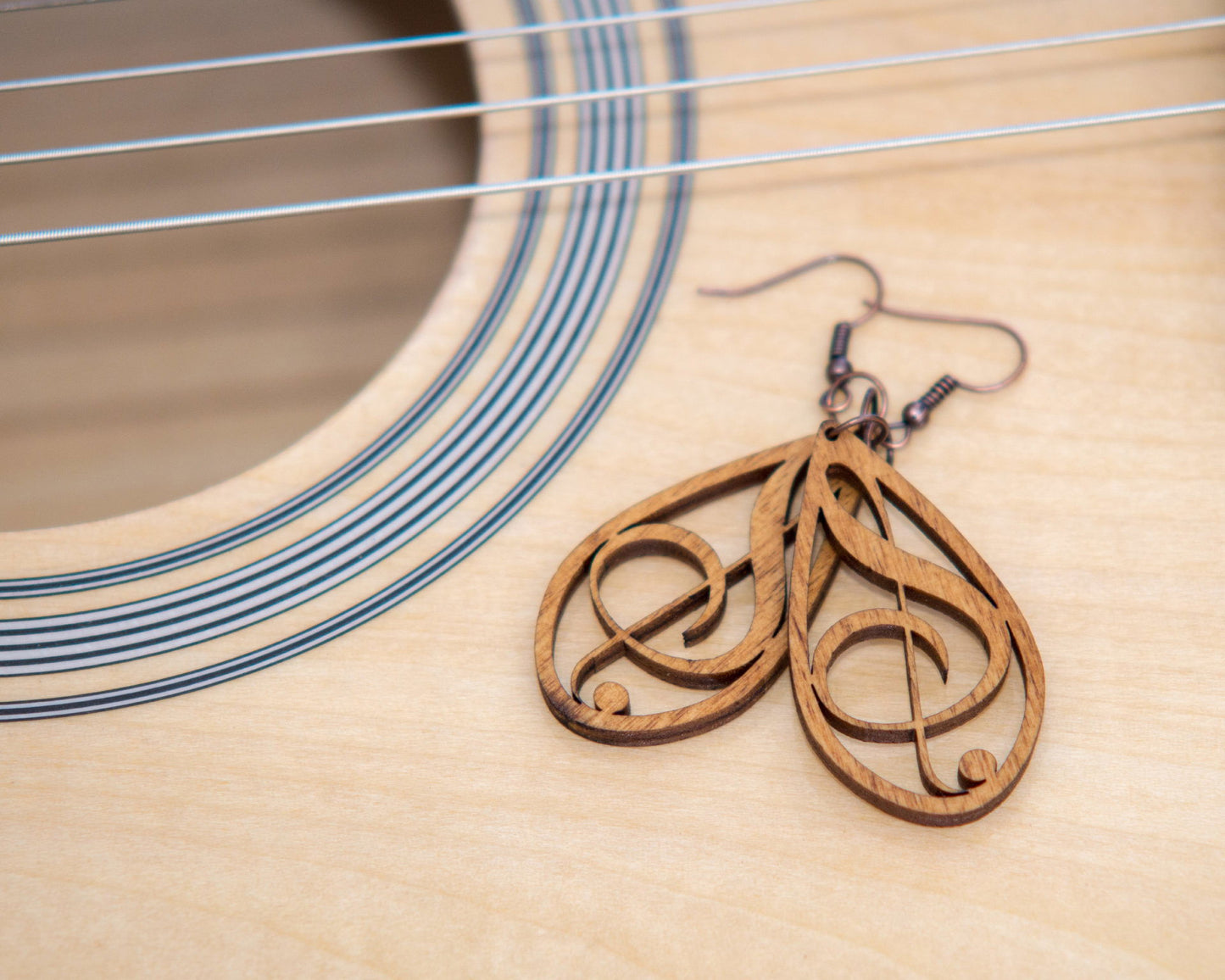 Music Teardrop Earrings