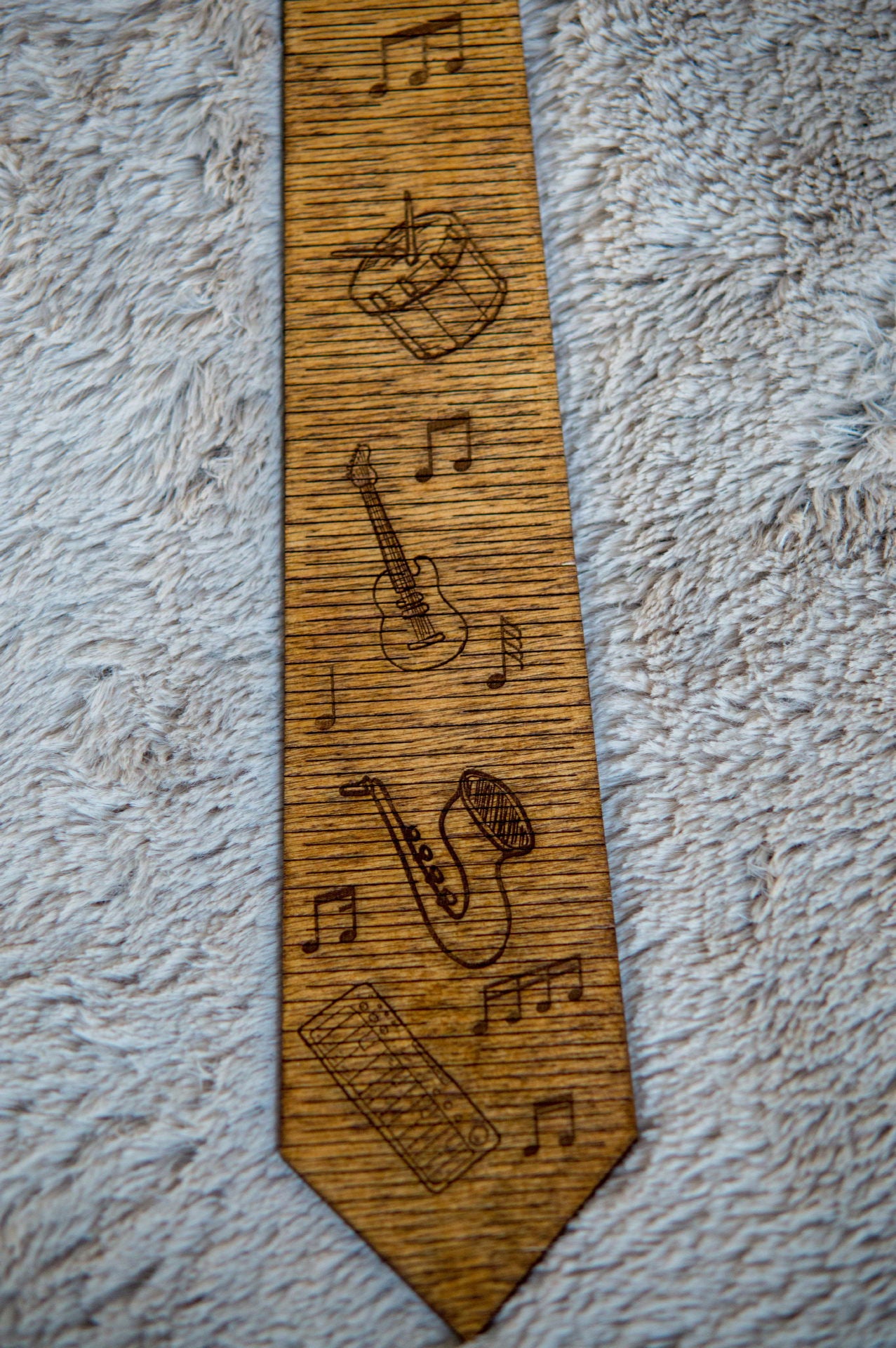 Wood Music Tie Alternate