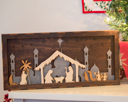 Nativity Shadow Box