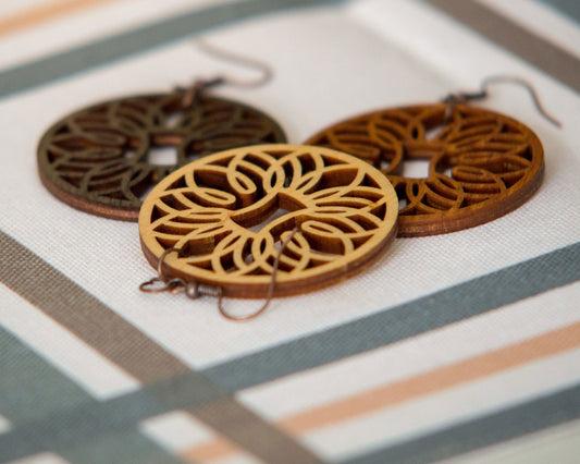 Heather's Flower Earrings